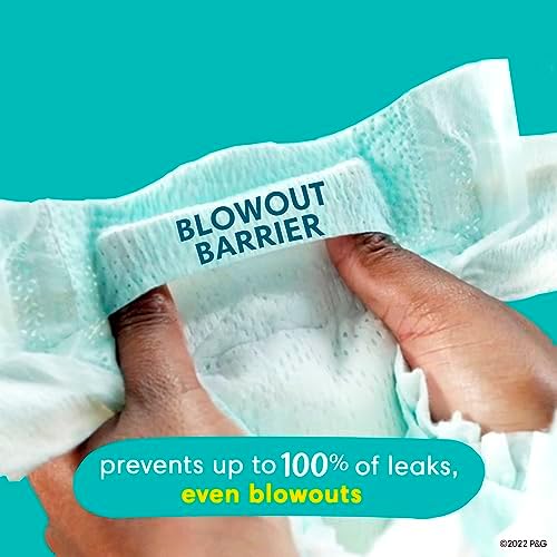 Pampers Swaddlers absorbent inner liner detail