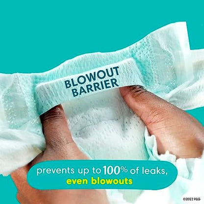 Pampers Swaddlers absorbent inner liner detail