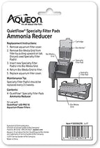 Four count pack of Aqueon ammonia reducer filter media