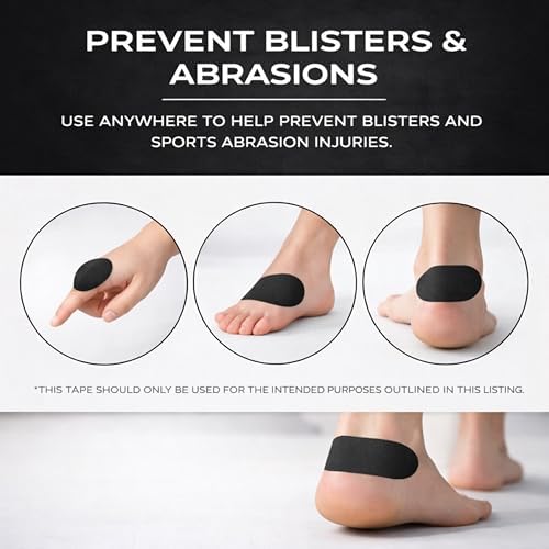 Pre-cut woven cotton medical grade tape for athletes and sleep