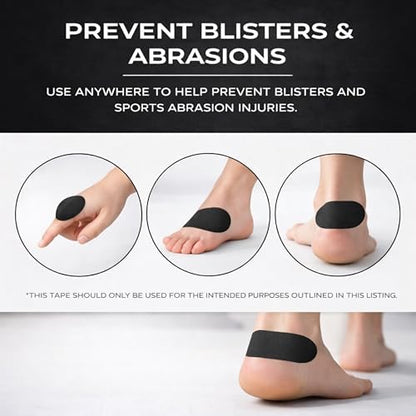 Pre-cut woven cotton medical grade tape for athletes and sleep