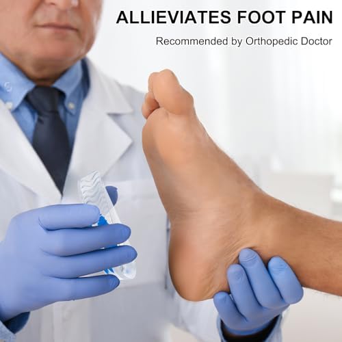 BloomLab heel support inserts showing shock absorbing material for bone spurs.
