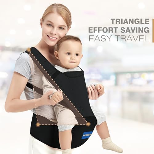KJIPUHO 6-in-1 carrier showcasing toddler carrying position
