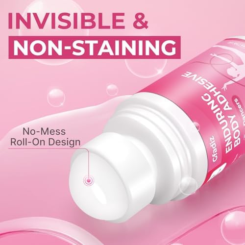Close up of Mshunya body glue rollerball applicator