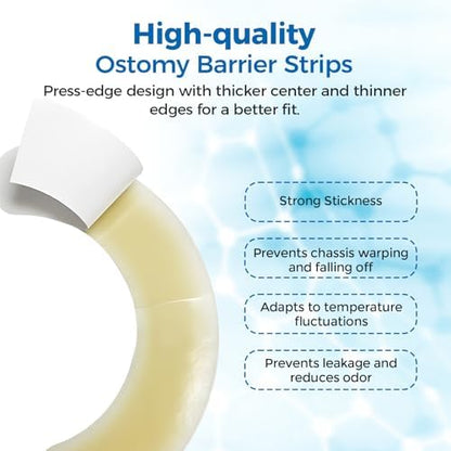 Waterproof colostomy bag barrier extenders pack of twenty