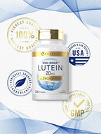 Carlyle Lutein And Zeaxanthin 300 count bottle side profile