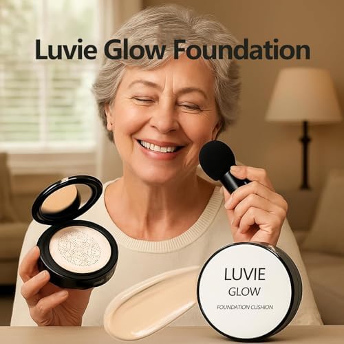 Luvie Glow mushroom head sponge applicator detail