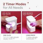 Zosppei LED nail lamp connected to USB cable