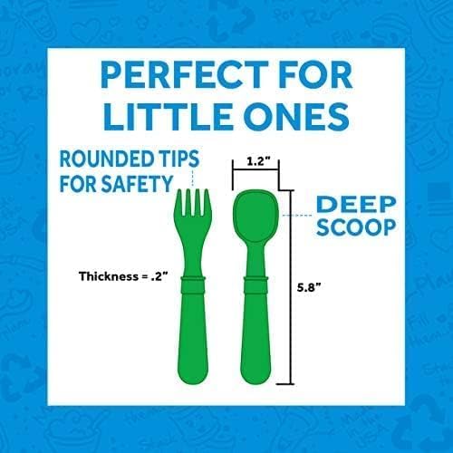 Re-Play toddler fork with safe rounded tips