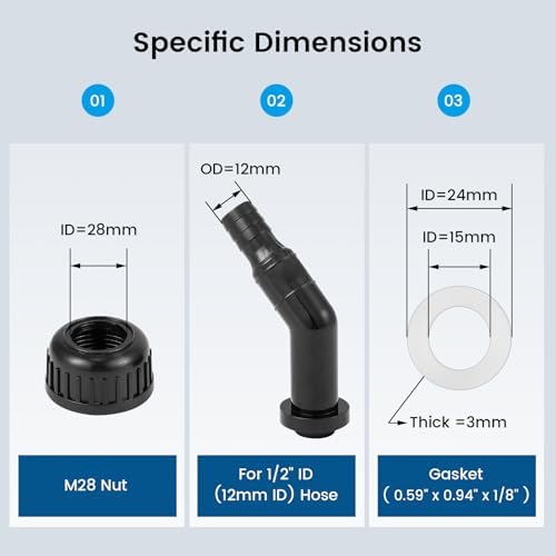 BAOSHISHAN aquarium chiller plumbing accessories one set packaging components