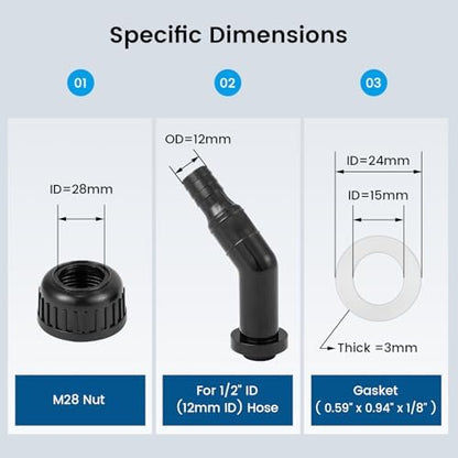 BAOSHISHAN aquarium chiller plumbing accessories one set packaging components