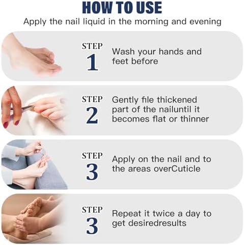 Herbal foot fungus treatment bottle with precision applicator brush.