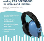 Close-up view of the soft foam-filled ear cushions on Banz baby earmuffs