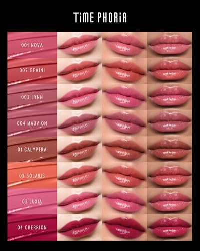 Stellar Dust Lip Stain 09 Enigma, Transfer-Proof & Smudge-Proof Lip Gloss, Deep Red Brown Tinted Glossy Finish, High-Pigment Vibrant, Hydrating Lightweight Long-Lasting Lip Makeup for Women - Image 4