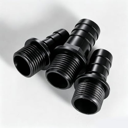 Weatherproof plastic fountain attachments for fish tanks and outdoor garden ponds.
