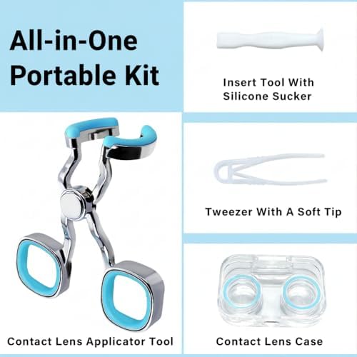 Complete packaging view of the CURECURE imported contact lens eye opener helper kit