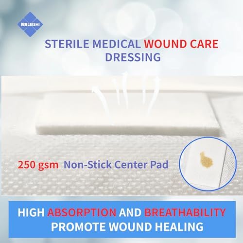 NBLEISHI extra large post surgery dressing box showing fifteen individually wrapped pieces.
