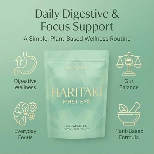 Silvermoon Haritaki organic herbal supplement pouch