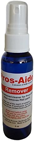 Pros-Aide two fluid ounce prosthetic remover spray container label detail