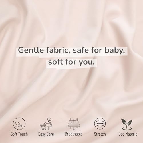 Teleamica nursing pillow cover fabric texture and stretch