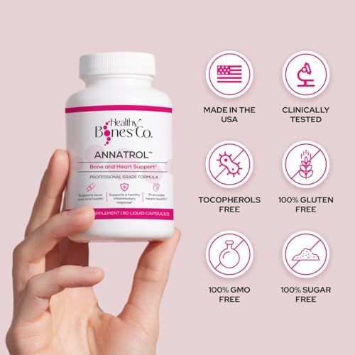 Healthy Bones Co. Annatrol vitamin E complex bottle close up