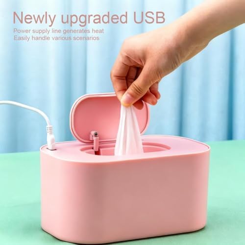Spacnana wipe warmer lid open showing capacity
