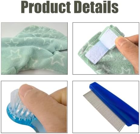 PurrrfectionPet hamster anti bite glove kit showcasing the miniature pet nail file accessory