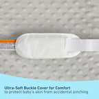 Graco baby changing pad safety belt and buckle detail
