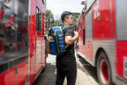 Statpacks professional EMS backpack worn by a responder for mobile life-saving support.