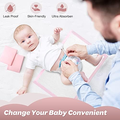 Buyockss disposable changing mat showing 5 layer construction