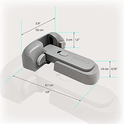 Instructions for installing Heart of Tafiti fridge safety latches