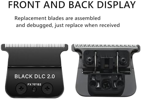 Bottom view of Audoc DLC trimmer blade assembly