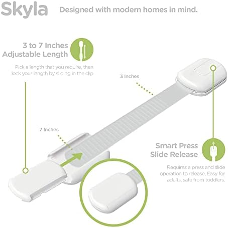 Skyla Homes adhesive cabinet lock in packaging