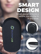 Side profile of 0.6 inch orthopedic height increase insole