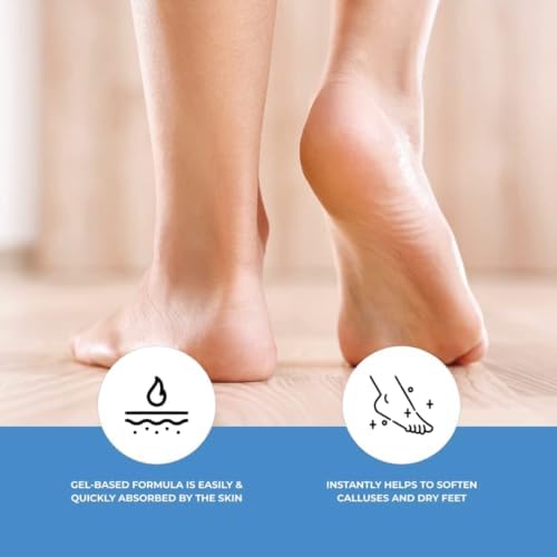 ForPro Advanced Callus Eliminator Gel packaging showing directions and ingredients for safe home use.