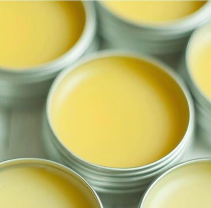 Just Bee natural cuticle balm texture close up