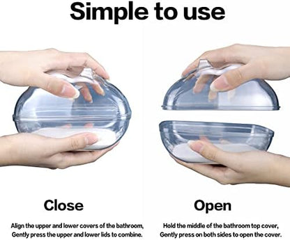 lazYYzal Hamster Bathtub,Hamster Bathroom,Small Animal Habitat Dcor,Sand Bath Container Transparent Beds,Hamster Bed,Ice Bathtub,Sleep Pad Nest,Sand Bath Box for Small Pet Animals Cage AccessoriesS - Image 7
