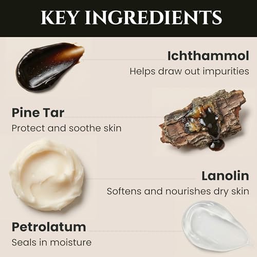 Legend's Creek drawing salve texture and open lid view
