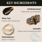 Legend's Creek drawing salve texture and open lid view