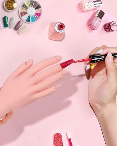 Difenni bendable training hand for acrylic nail technicians
