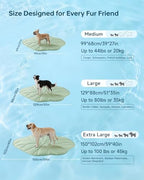BG-BABYGO portable pet cooling pad folded for outdoor travel use
