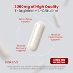 Dorado Nutrition vegan capsules close up display