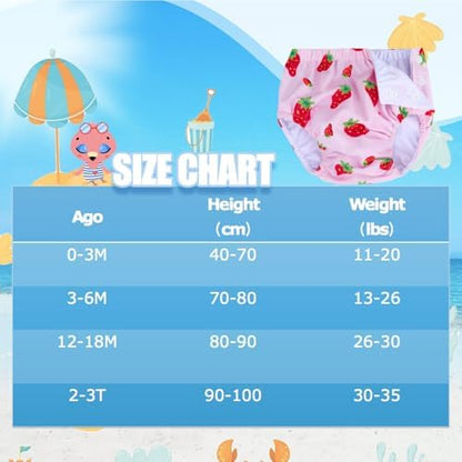 Durable waterproof lining of Guximiar washable swim diaper