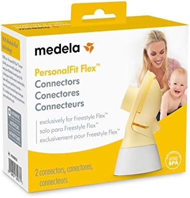 Authentic Medela replacement pump parts compatible with Freestyle Flex close up view