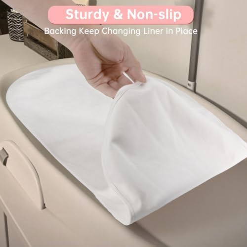 Ajrwiiy infant diaper changing liner featuring waterproof back layer