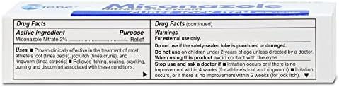 Topical antifungal cream for skin scaling and burning symptoms imported from USA.