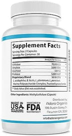 Biodora 50 Billion CFU Clear Nails supplement facts and ingredients