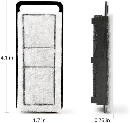 Fully assembled NICREW filter cartridges and foam pre-filters overview