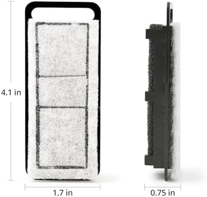 Fully assembled NICREW filter cartridges and foam pre-filters overview