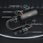 Egfki high velocity dryer in use on a dog's coat